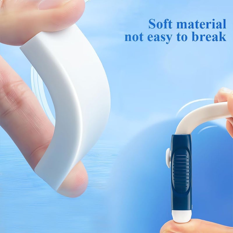 MG 4 Pack Erasers Sliding Retractable Eraser, Soft White Color Cute Erasers Push Pull Eraser with Plastic Sleeve for Students Kids, School Office Home Supplies - Image 5